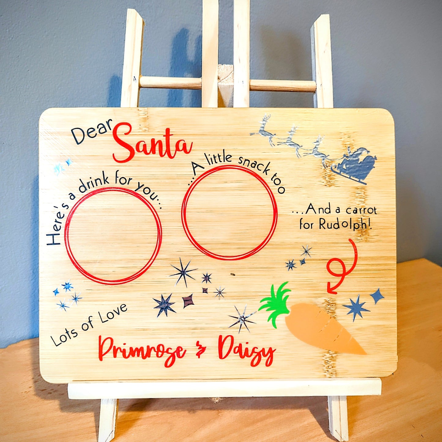 Santa Snack board