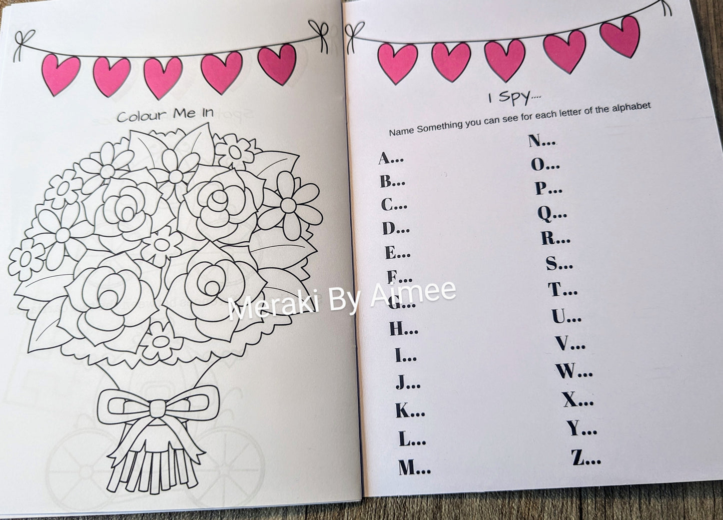 Personalised Activity Book