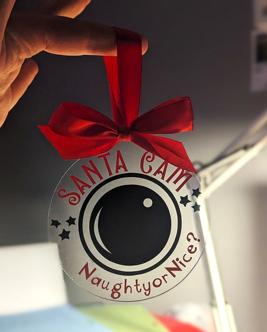 Santa Cam Hanging Ornament