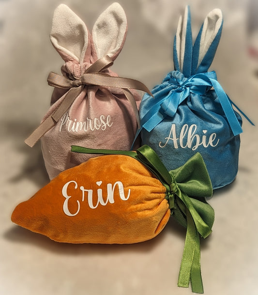 Velvet Easter Gift Bags