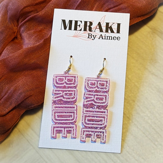 Hen Party Bride Earrings